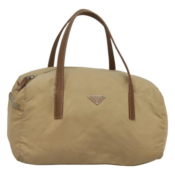 Prada Handbags - PRADA Shoulder Bag Nylon Beige Auth MX184